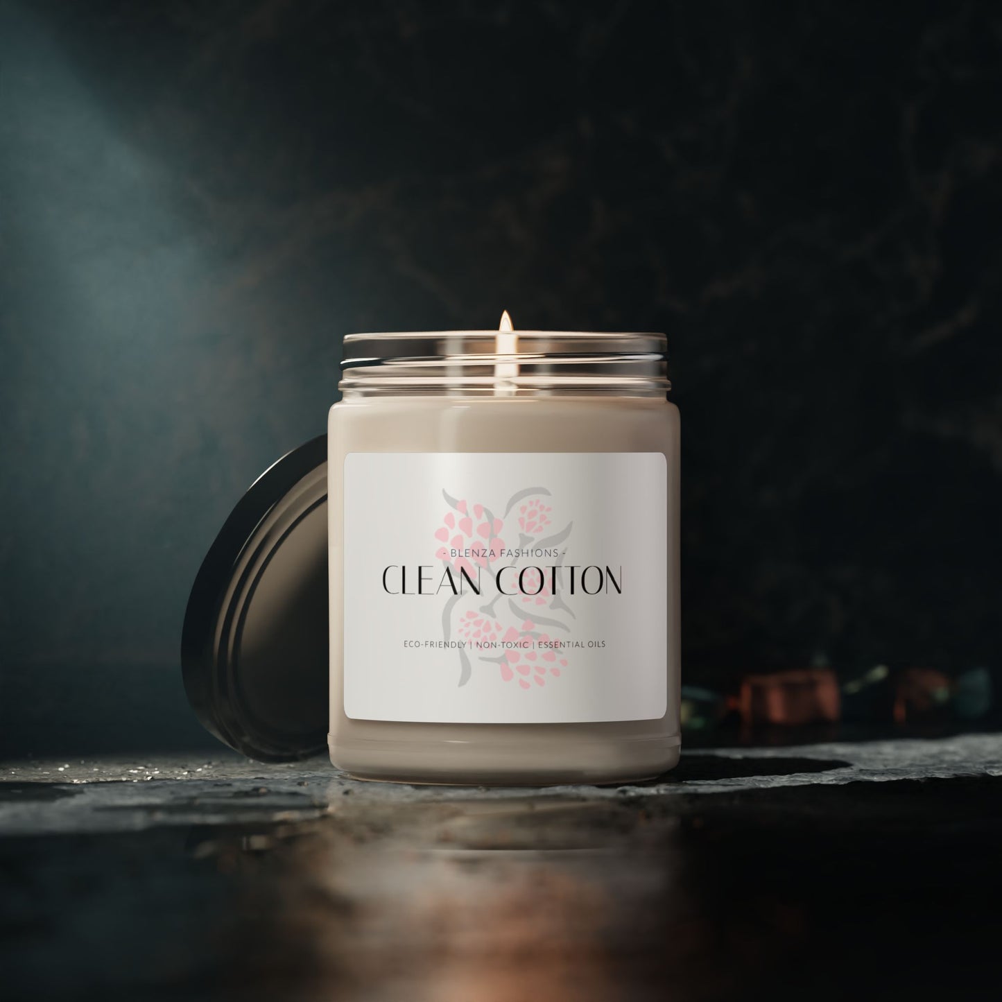 Clean Cotton | Scented Soy Candle, 9oz