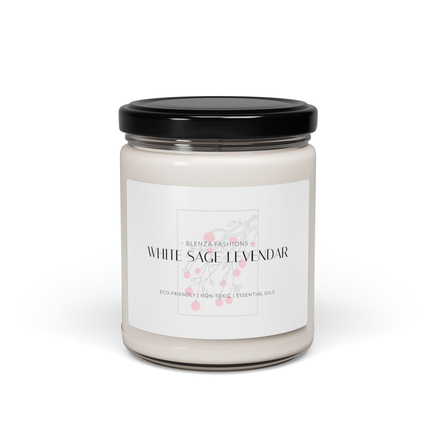 White Sage + Lavender | Scented Soy Candle, 9oz