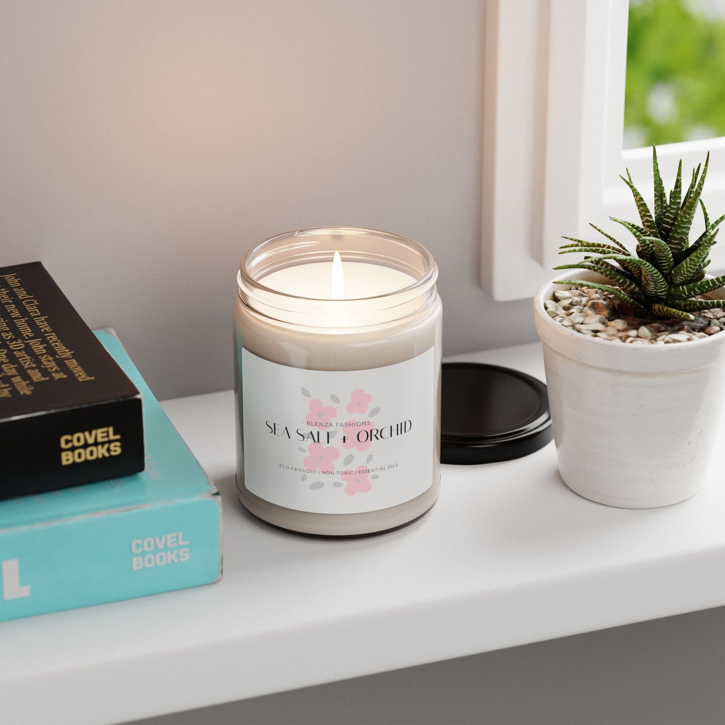 Sea Salt + Orchid | Scented Soy Candle, 9oz