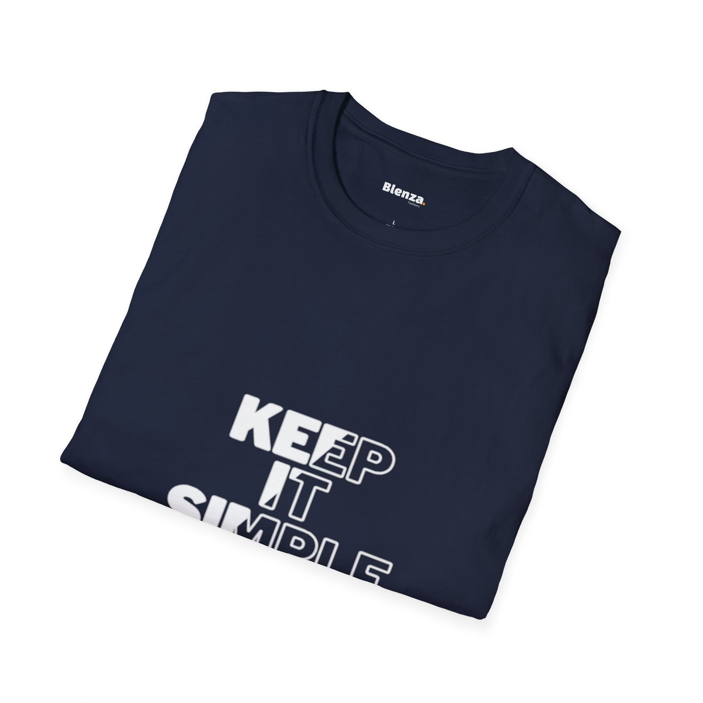 Printed Softstyle Crew Neck T-Shirt  - Keep It Simple