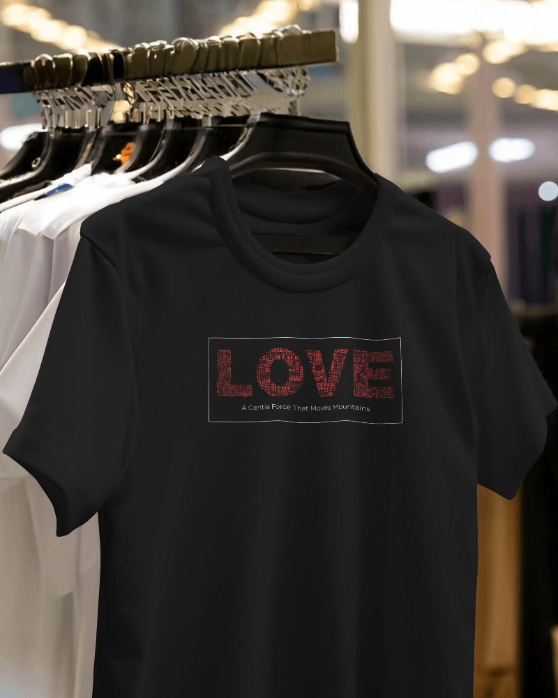 Printed Unisex Softstyle Crew Neck T-Shirt  - Love